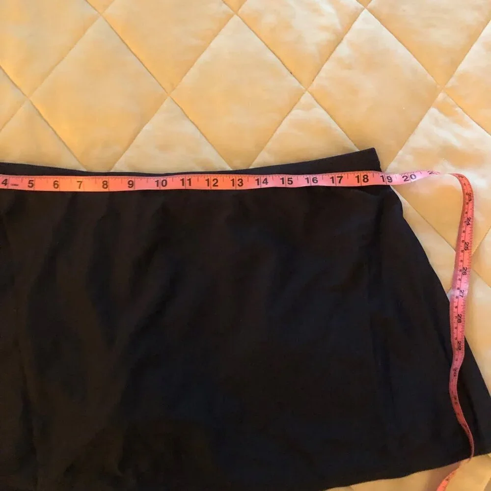Women's Croft & Barrow Black Tennis Athletic Skirt Size 14 - Picture 6 of 7